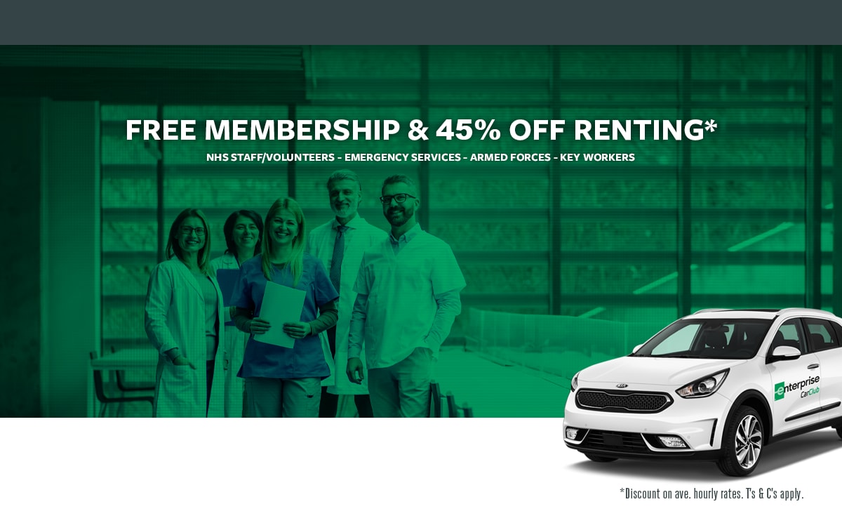 Enterprise Car Club Automated Daily & Hourly Car Rental across the UK