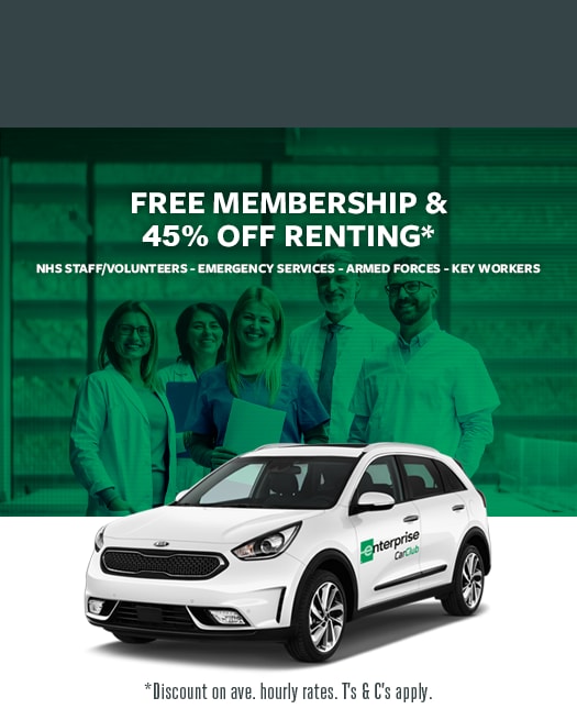 Enterprise Car Club Automated Daily & Hourly Car Rental across the UK