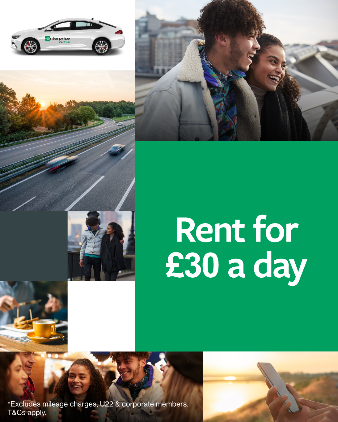 Enterprise Car Club Automated Daily & Hourly Car Rental across the UK